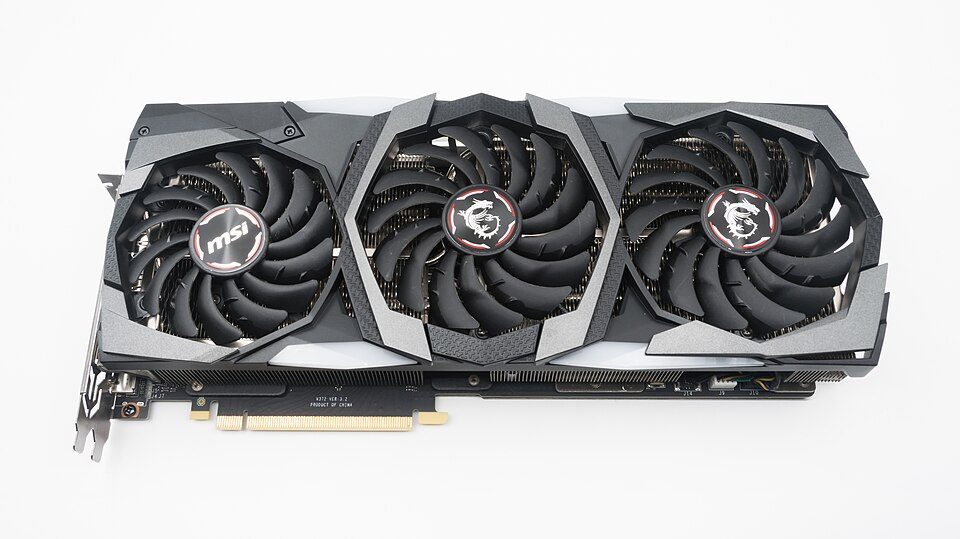 NVIDIA GeForce RTX 2080 を搭載したグラフィックボード製品の写真